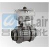 Q611F,Q661F，氣動塑料球閥RPP,UPVC,PVDF