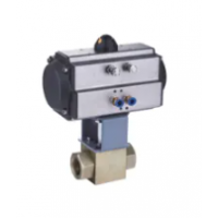 KHB-G1/8/1/4/3/8/1/2/3/4/1/11/4/11/2/2-QH，KHB/KHM系列帶氣執(zhí)行器高壓球閥