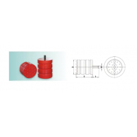 QS-HS1-600/740/940/1270/1480/1990/2540/3260/5200，QS-HS1-28/40/60/65/100/130/150/220/290/360/470，QS-HS1型聚氨酯緩沖器